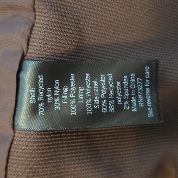 FLX BRAND MEN'S BROWN FRONT ZIPPERED QUILTED OUTDOOR JACKET COAT SIZE XL - Picture 10 of 16